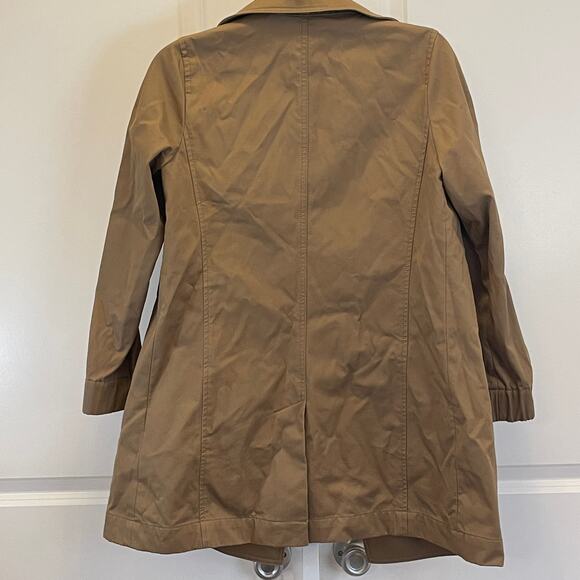 J. Crew Trench Coat - Women Size 0 - Light Brown - Picture 6 of 6